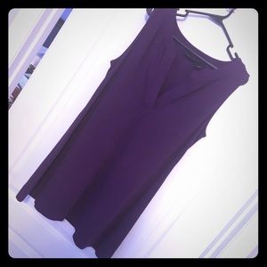 Purple sleeveless dress